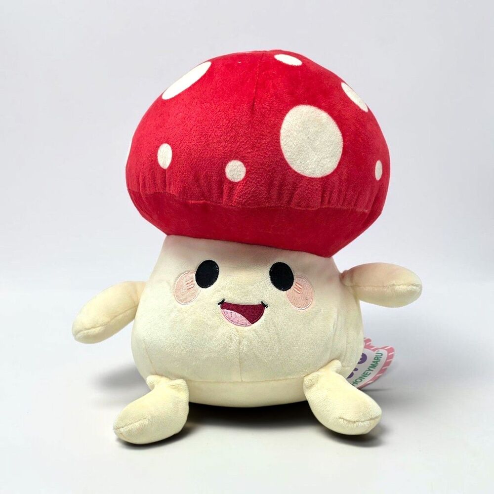 Honeymaru Mushroom 10 inch Plush Stuffed Toy Cracker Barrel Exclusive Red Cap